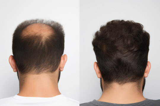 Hairline before and after PRP